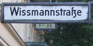 Strassenschild der Wissmannstraße