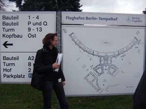 Lageplan des Flughafens.