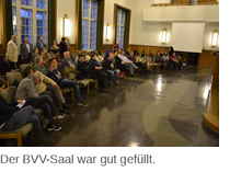 Der BVV-Saal war gut gefüllt. Der BVV-Saal war gut gefüllt.