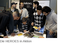 Die HEROES in Aktion Die HEROES in Aktion