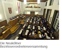 Die Neuköllner Bezirksverordnetenversammlung Die Neuköllner Bezirksverordnetenversammlung