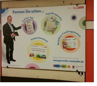 Plakat des Anstoßes.